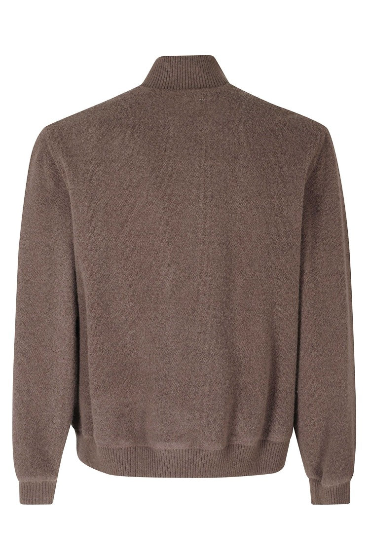 Circolo 1901 Boxy Cropped Pilot Jacket With Ribbed Collar