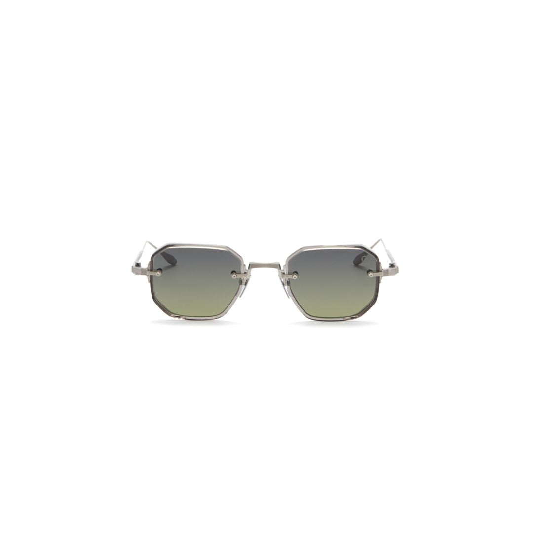 Akoni Geometric Octagonal Sunglasses With Gradient Tint
