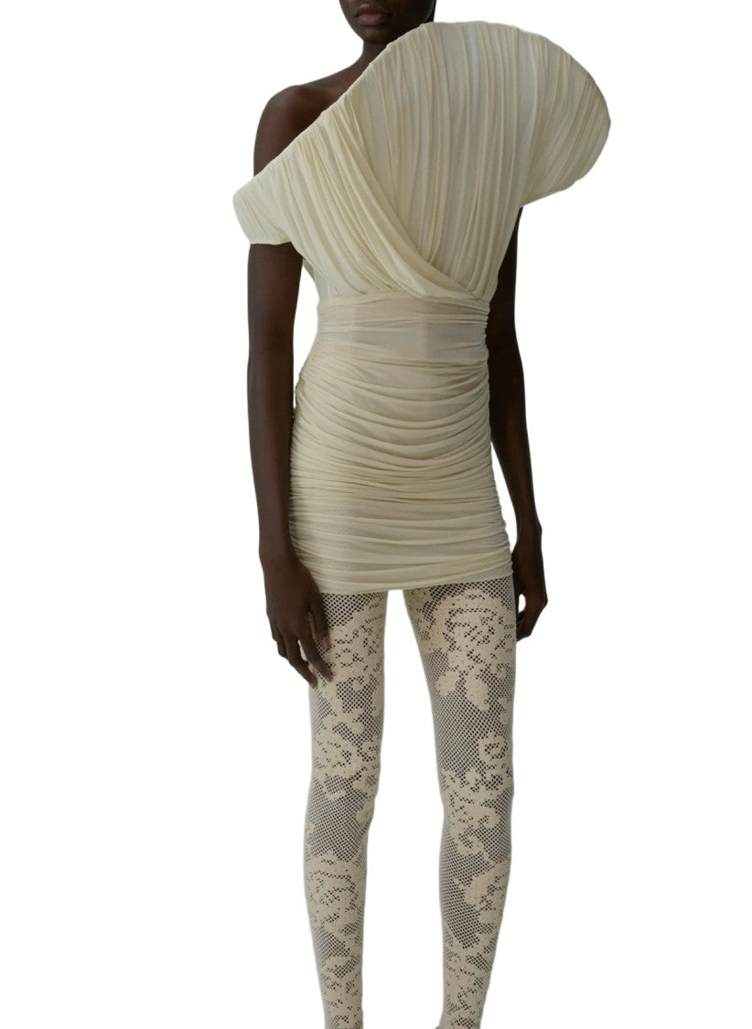 Magda Butrym Dramatic One-Shoulder Mini Dress