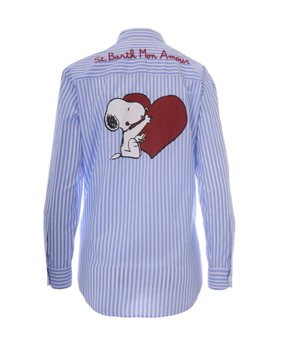 Mc2 Saint Barth Mini Brigitte Special Edition Cotton Poplin Shirt