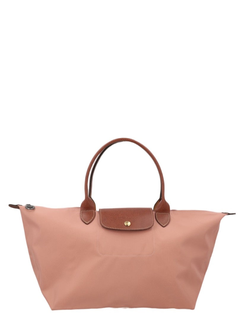 Longchamp Soft-Structured Large Tote Bag With Leather Accents