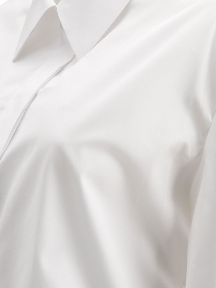 Alexander Mcqueen Optical White Cotton Poplin Shirt