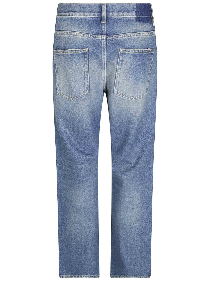 Golden Goose Loose Medium Blue Washed Denim Jeans