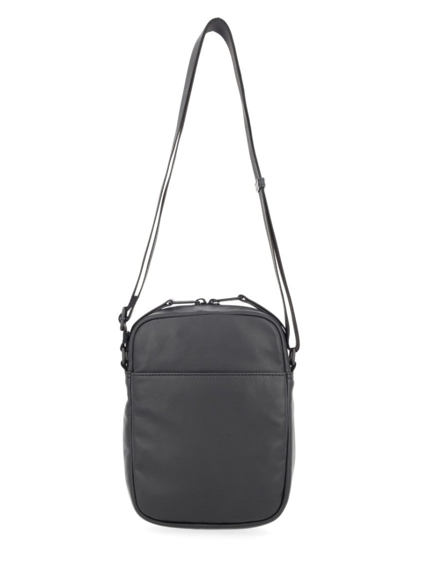 Diesel Black Ovine Leather Crossbody Bag