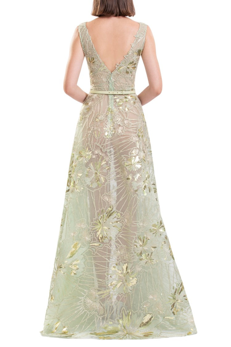 Saiid Kobeisy Embroidered Tulle Dress