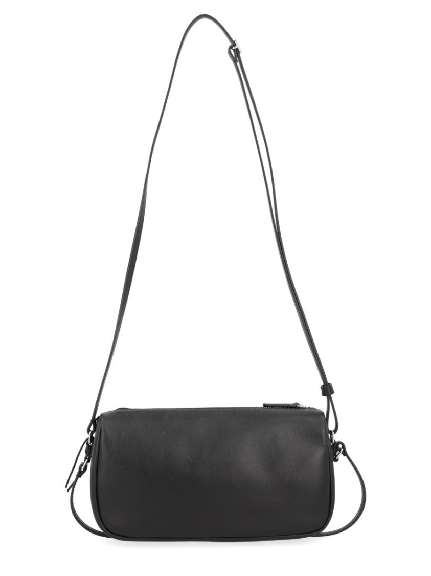 Courrèges Three Sixty Structured Leather Shoulder Bag