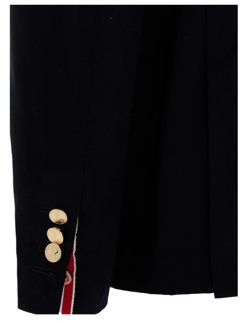 Thom Browne Classic Tailored Blazer With Distinctive Arm Bands