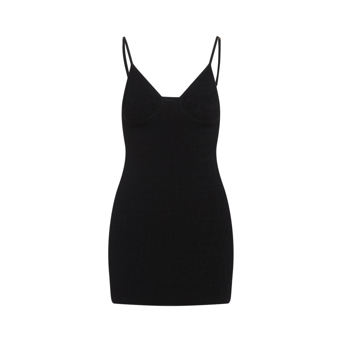 Jacquemus Form-Fitting Textured Mini Dress
