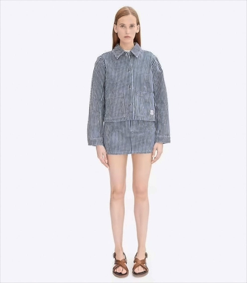 A.P.C. Cropped Cotton Blend Jacket