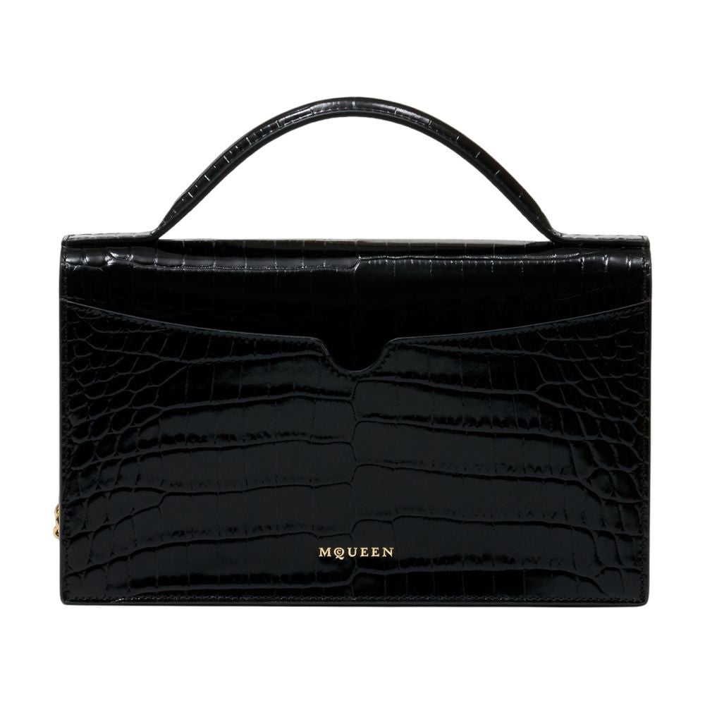 Alexander Mcqueen T.H.Medium Skull Purse - Leather - Black