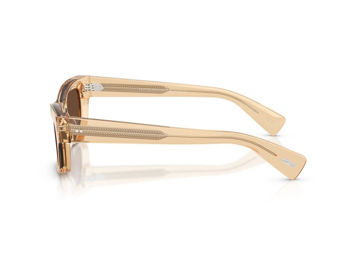 Oliver Peoples 0Ov5609su Translucent Acetate Brown Lens Sunglasses