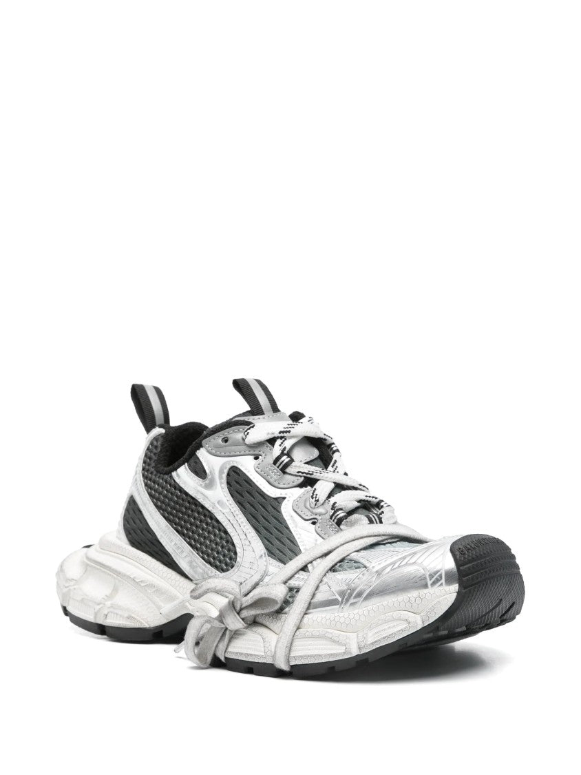Balenciaga 3Xl Gradient Silver Chunky Sneakers