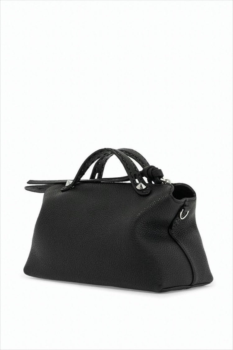 Fendi Textured Calf Leather Shoulder Bag