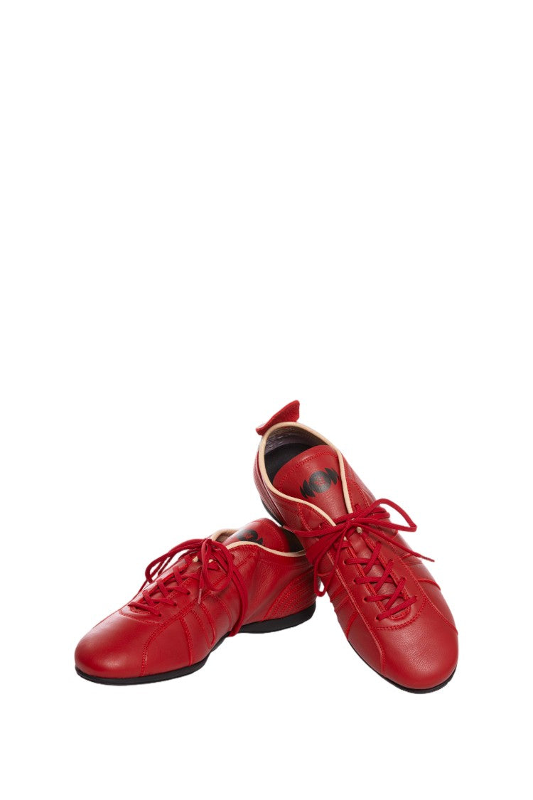 Pantofola D'oro Blue Soft Calfskin Archival Sole Sneakers