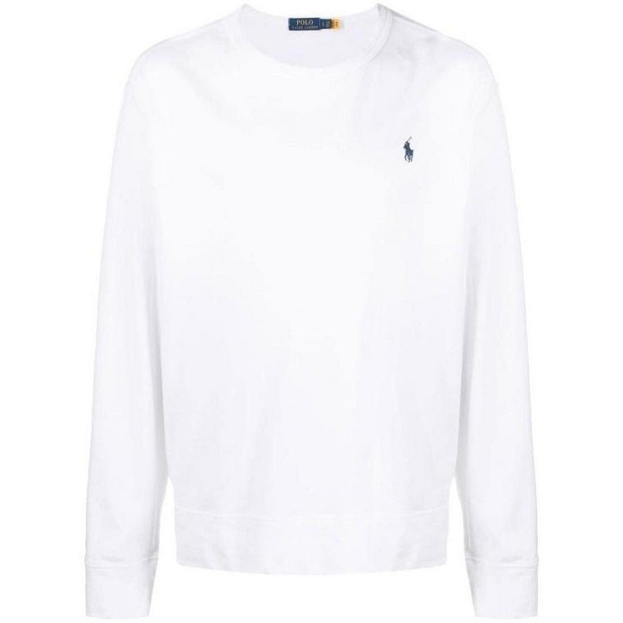 Polo Ralph Lauren White Cotton Sweatshirt