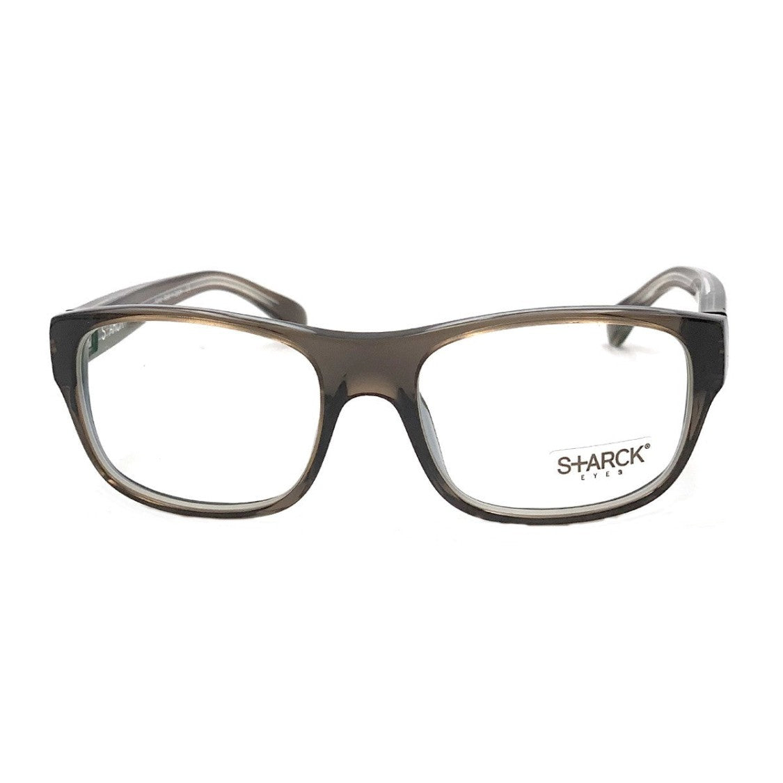 Starck Grey Pl1001 Celluloid Rectangular Eyeglasses