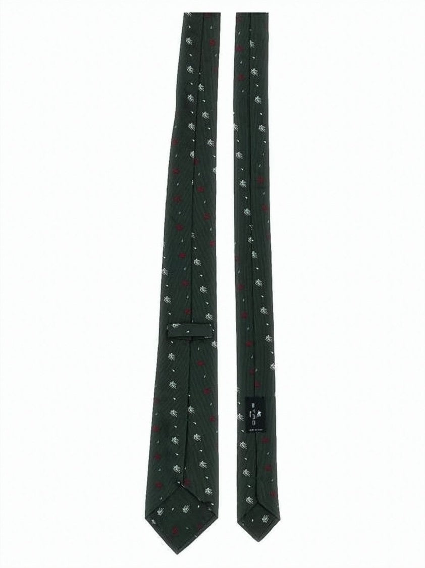 Etro Silk Neck Tie With Subtle Motifs