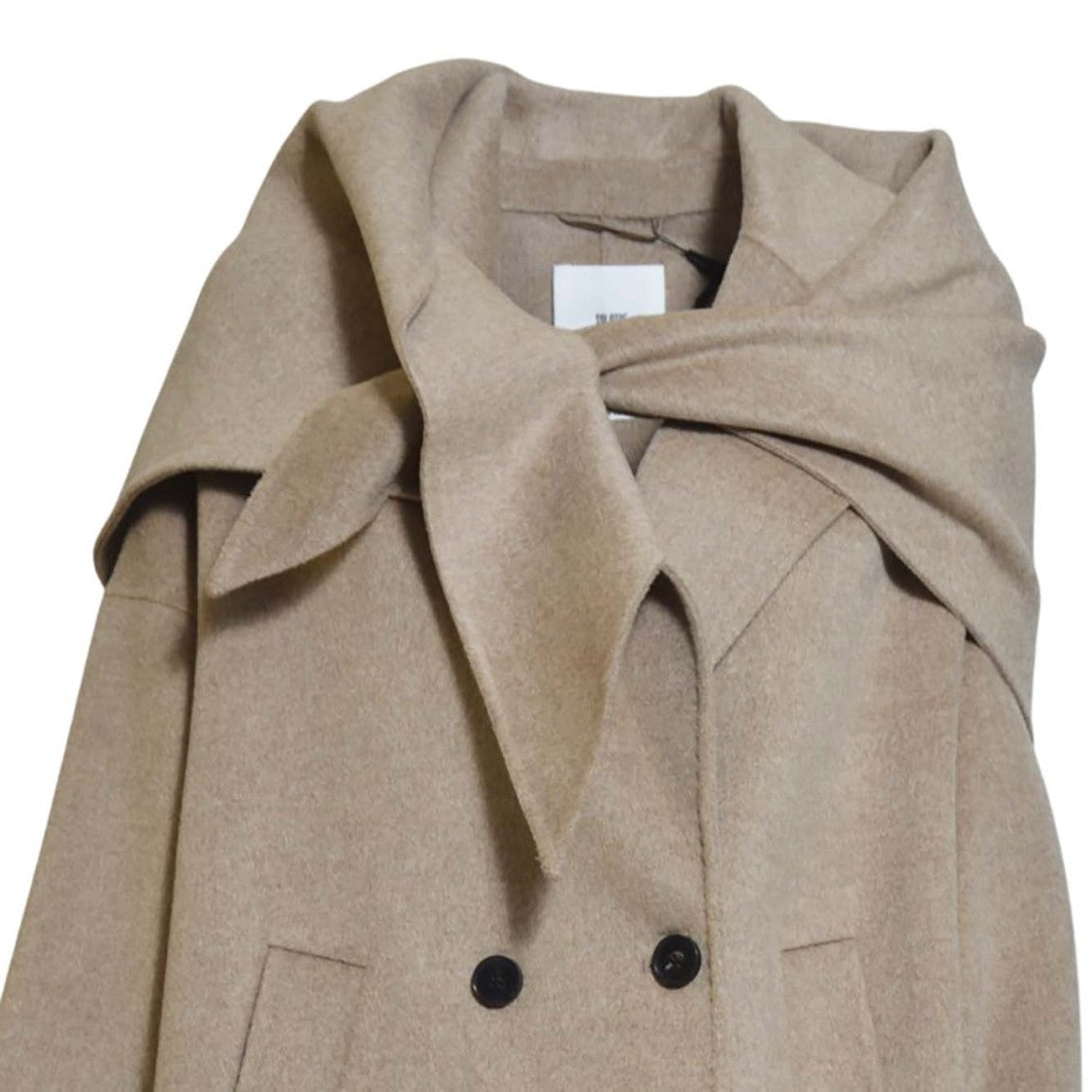 Solotre Tailored Brown Coat With Classic Silhouette And Structured Design