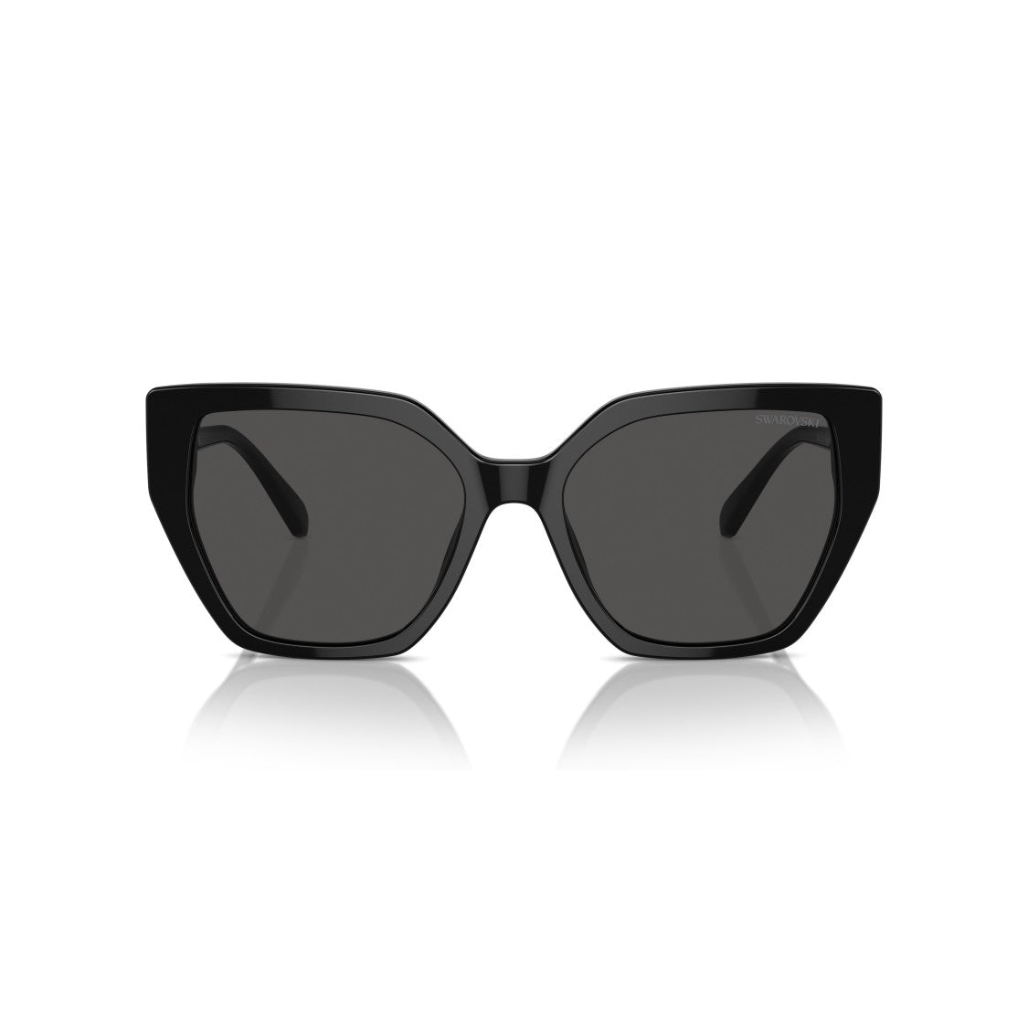 Swarovski 0Sk6016 Oversized Square Frame Sunglasses With Crystal Accents