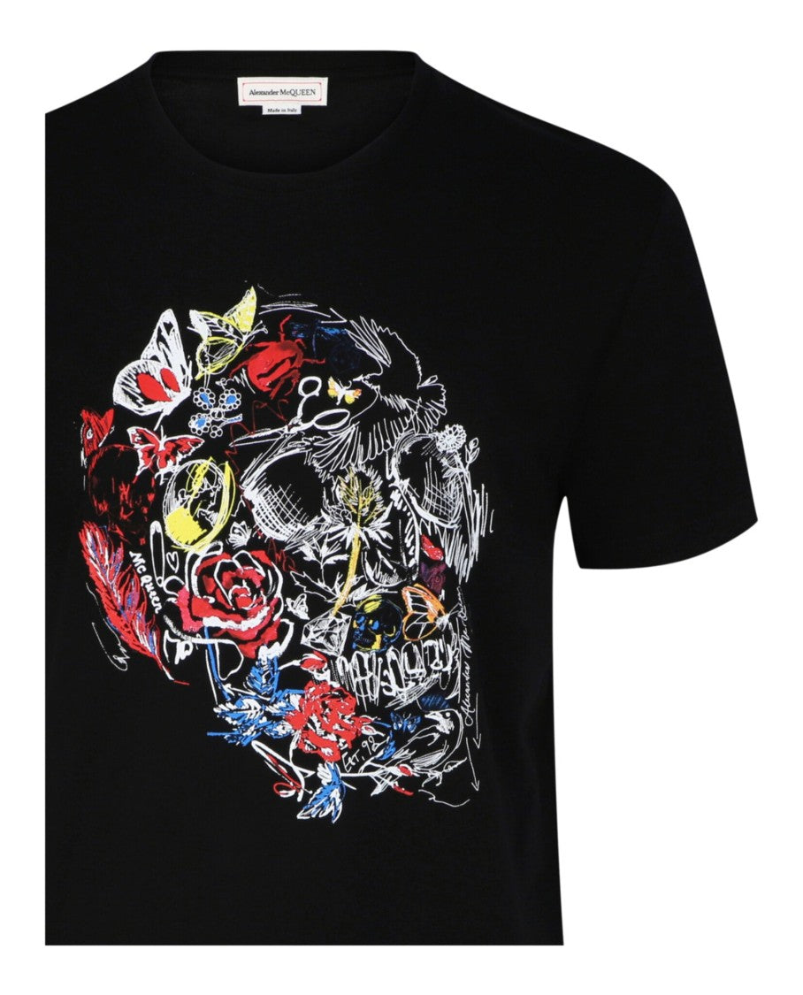 Alexander Mcqueen Skull-Print Crewneck T-Shirt