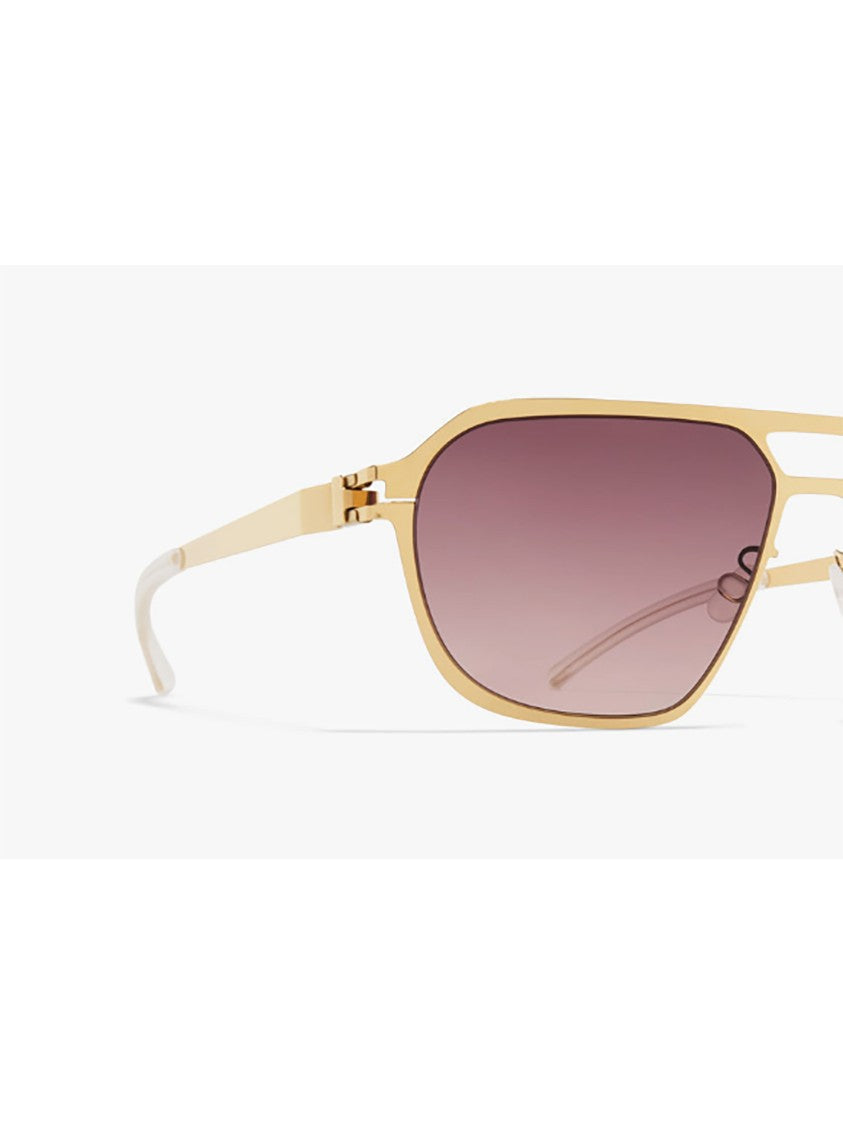 Mykita Geometric Aluminium Sinclair Sunglasses With Gradient Lenses