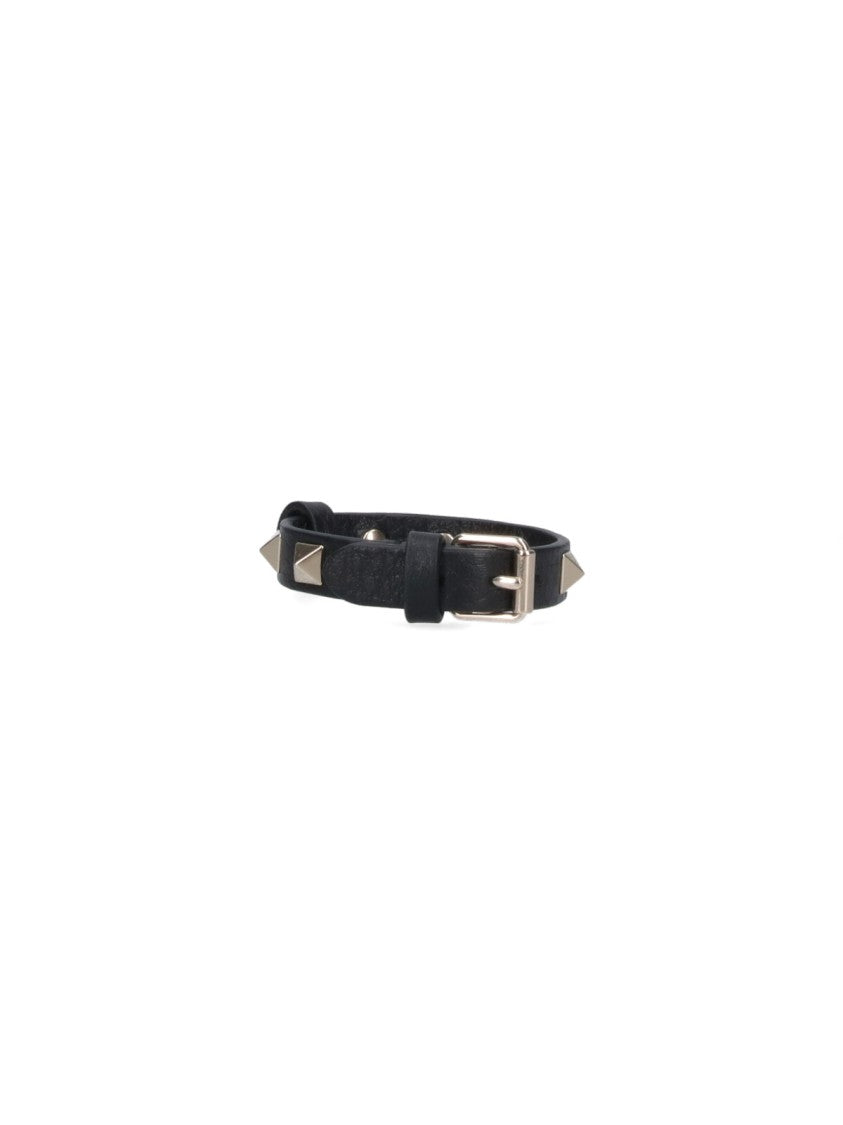 Valentino Garavani "Rockstud" Bracelet – Black