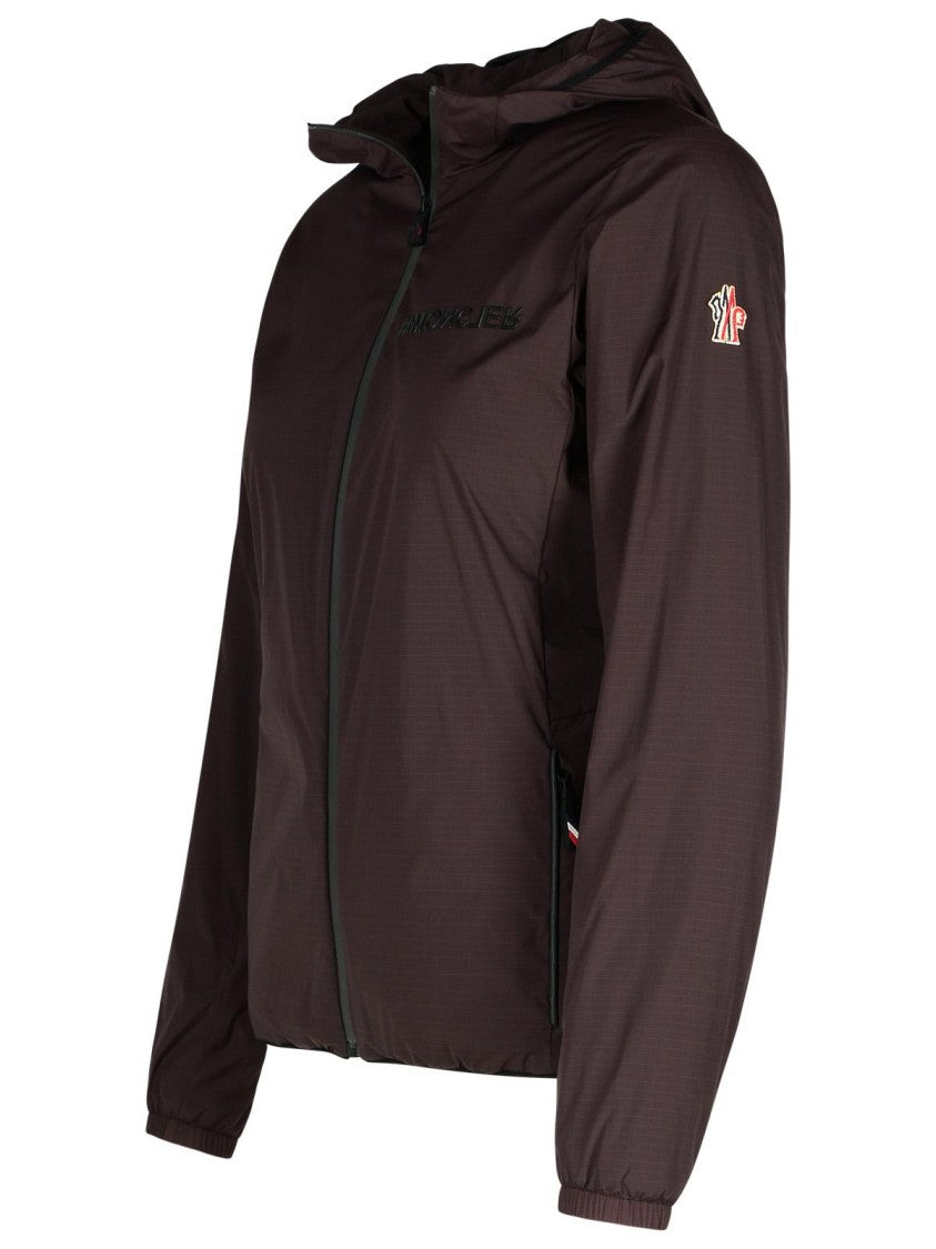 Moncler Grenoble Mietres' Brown Polyamide Blend Jacket
