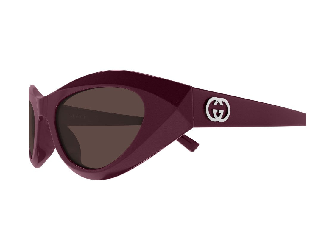 Gucci Silver Gg2201s Bold Cat-Eye Sunglasses