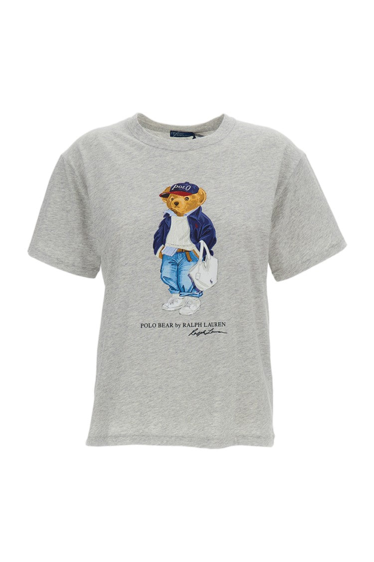 Polo Ralph Lauren Gray Cotton Crewneck T-Shirt