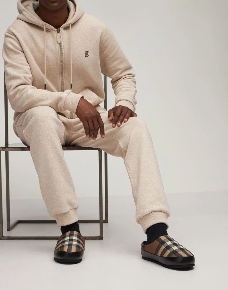 Burberry Northaven Check Logo Slip-On Loafers