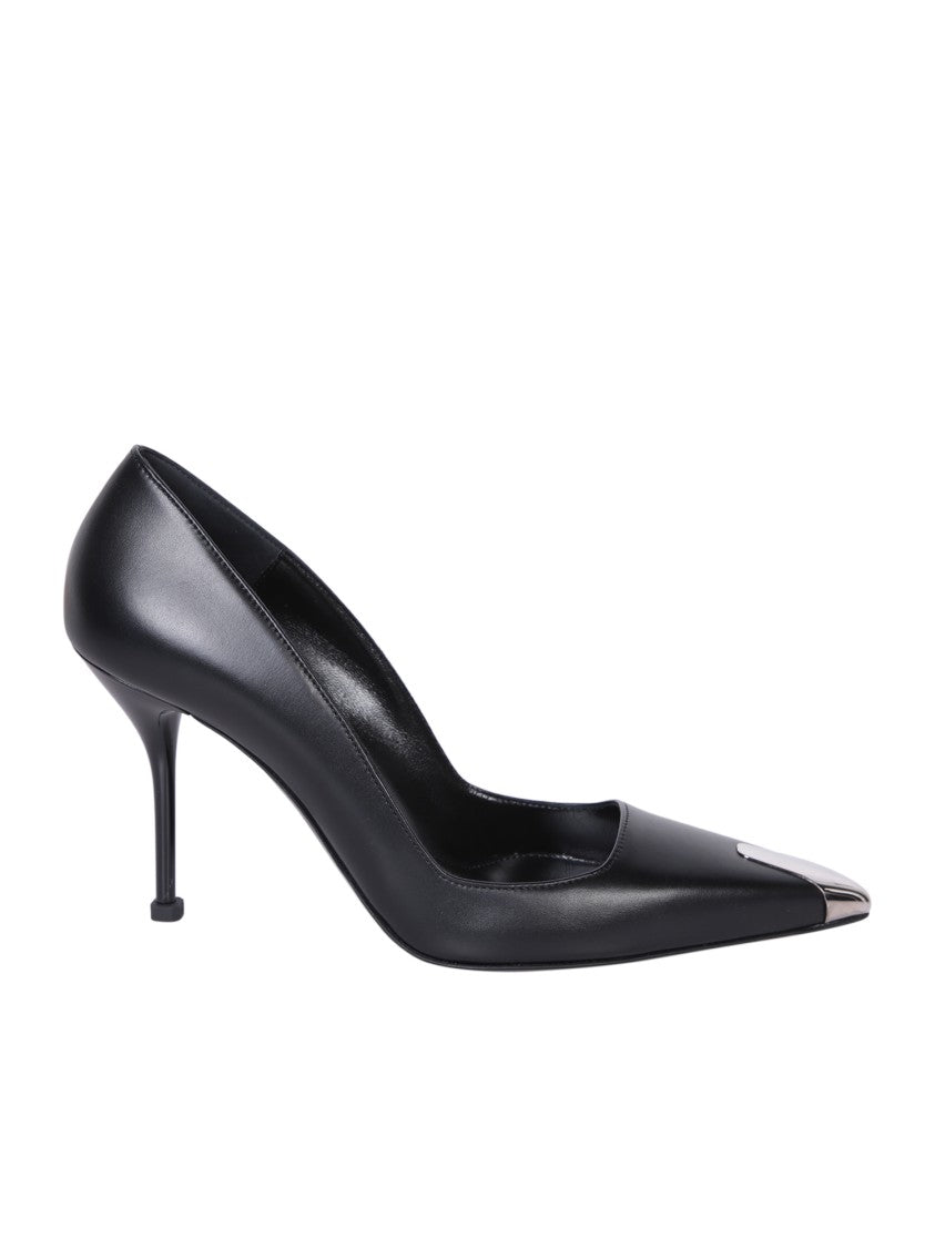 Alexander Mcqueen Black Leather Pumps