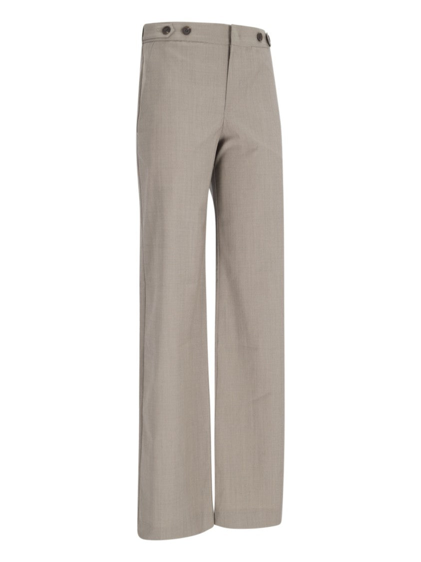 Eudon Choi High-Waisted Straight-Leg Pants