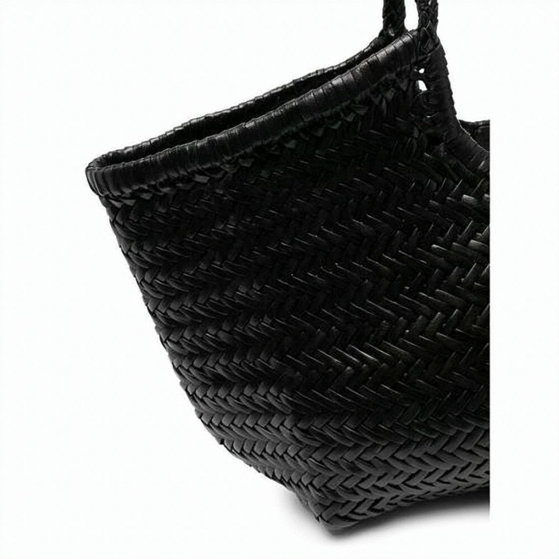 Dragon Diffusion Spacious Woven Buffalo Leather Shoulder Bag
