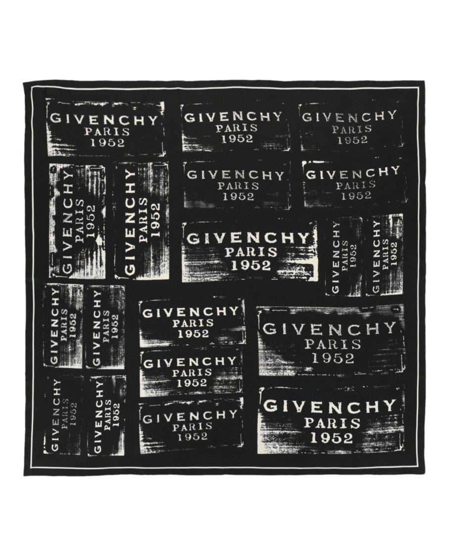 Givenchy Patchwork Stamp Silk Scarf