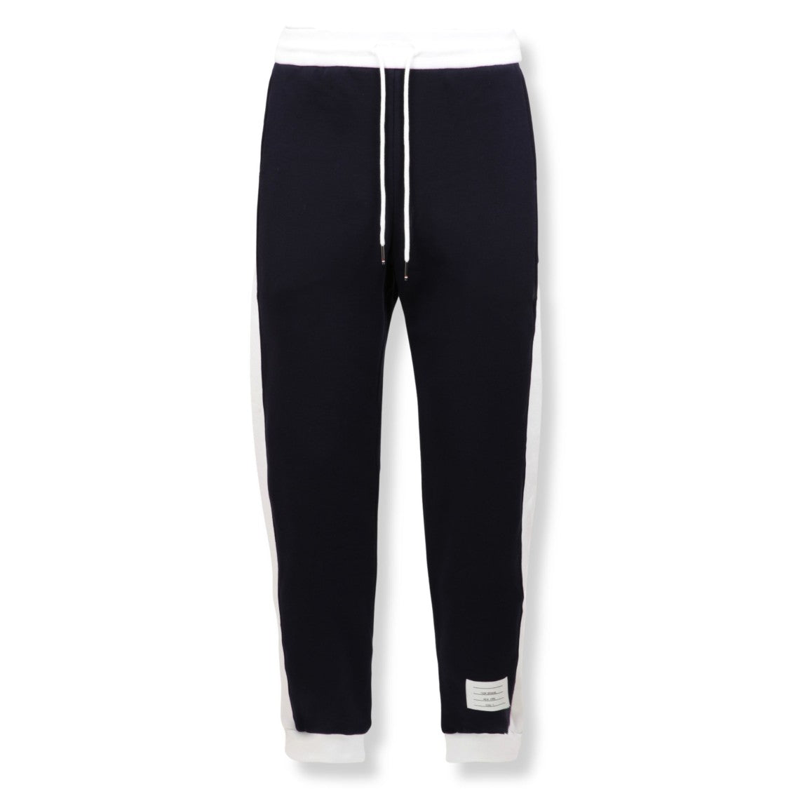 Thom Browne Contrast-Panel 4-Bar Joggers