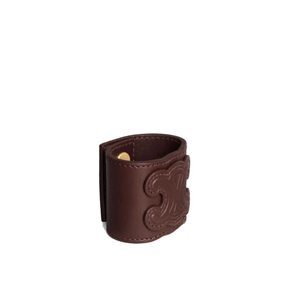 Celine Brown Calf Leather Leather Hair Cuff