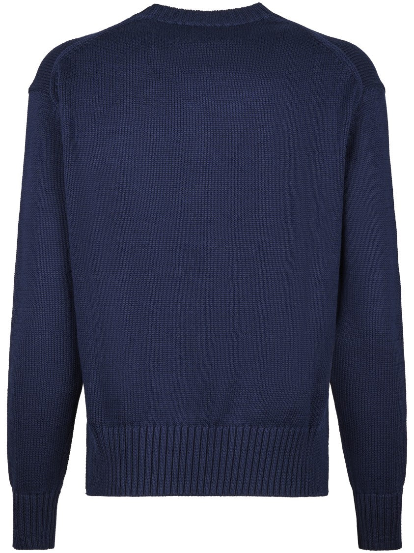 Polo Ralph Lauren Textured Knit Pullover Sweater With Crew Neckline