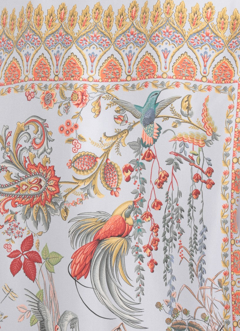Etro White Paisley Cotton-Blend Shirt