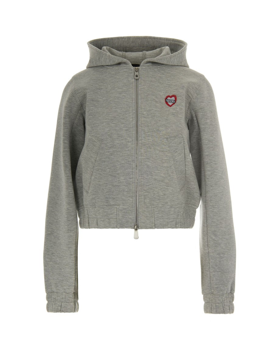 Pinko Gray Birillo Sweatshirt