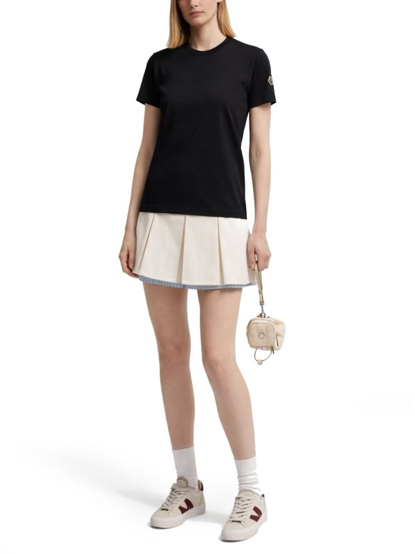 Moncler Regular Fit Black Logo T-Shirt