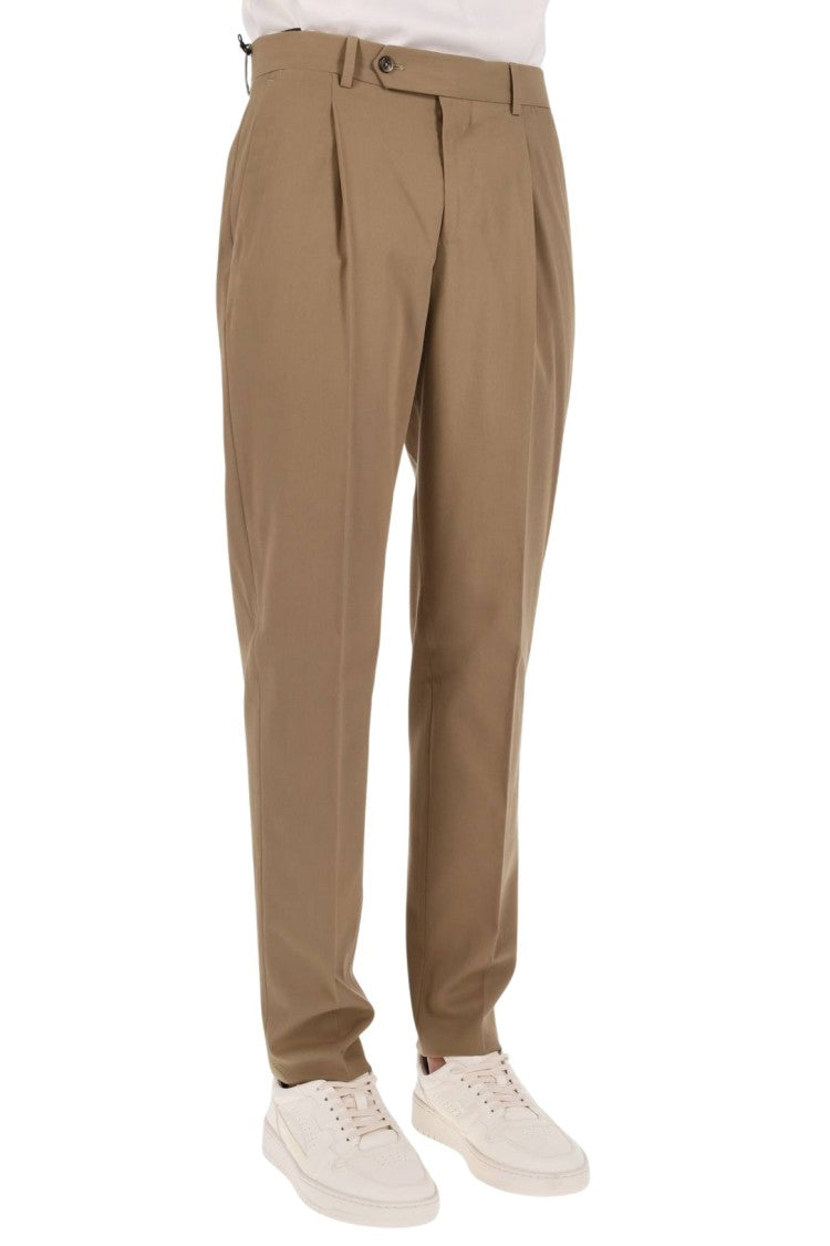 Pt Torino Relaxed Fit Trousers In Deluxe Cotton Blend