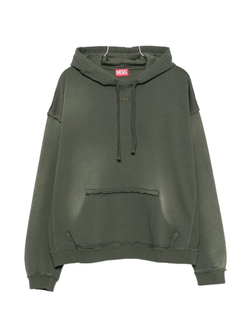 Diesel Relaxed-Fit Cropped Hoodie