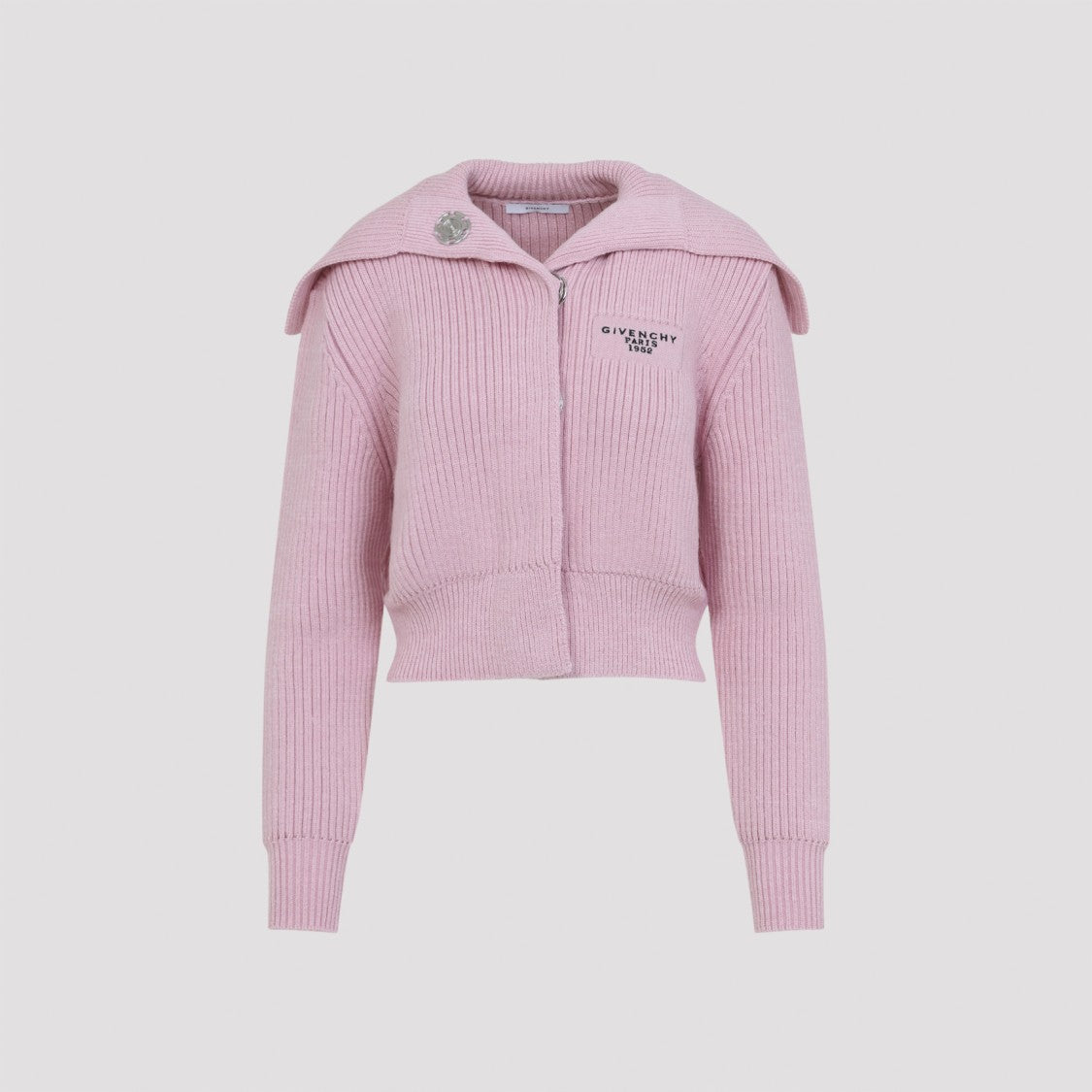 Givenchy Ribbed Knit Sweater With Cropped Silhouette