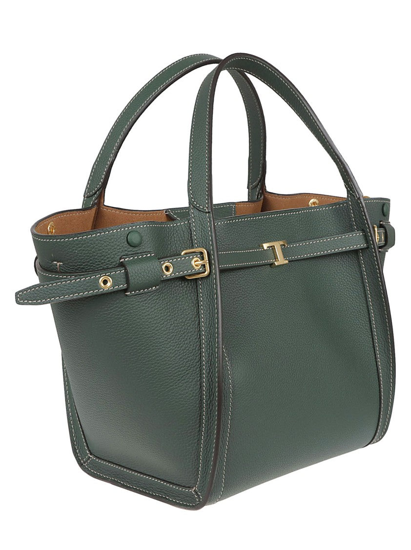 Tod's Structured Calfskin Shopping Bag
