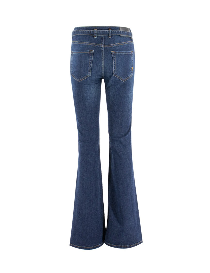 Pinko Flared Denim Trousers