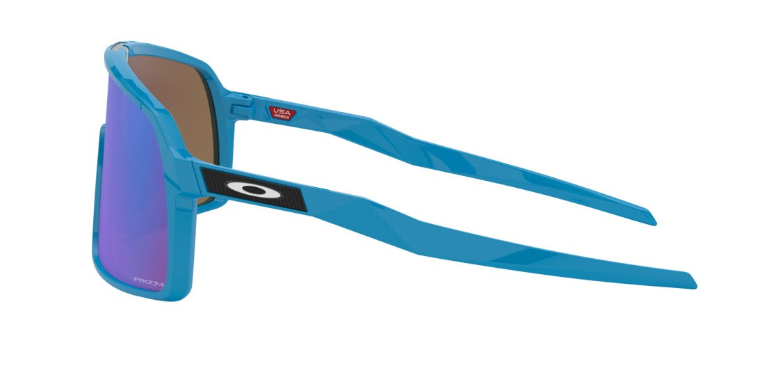 Oakley Oversized Blue Mirrored Sutro Sunglasses With Iconic Branding