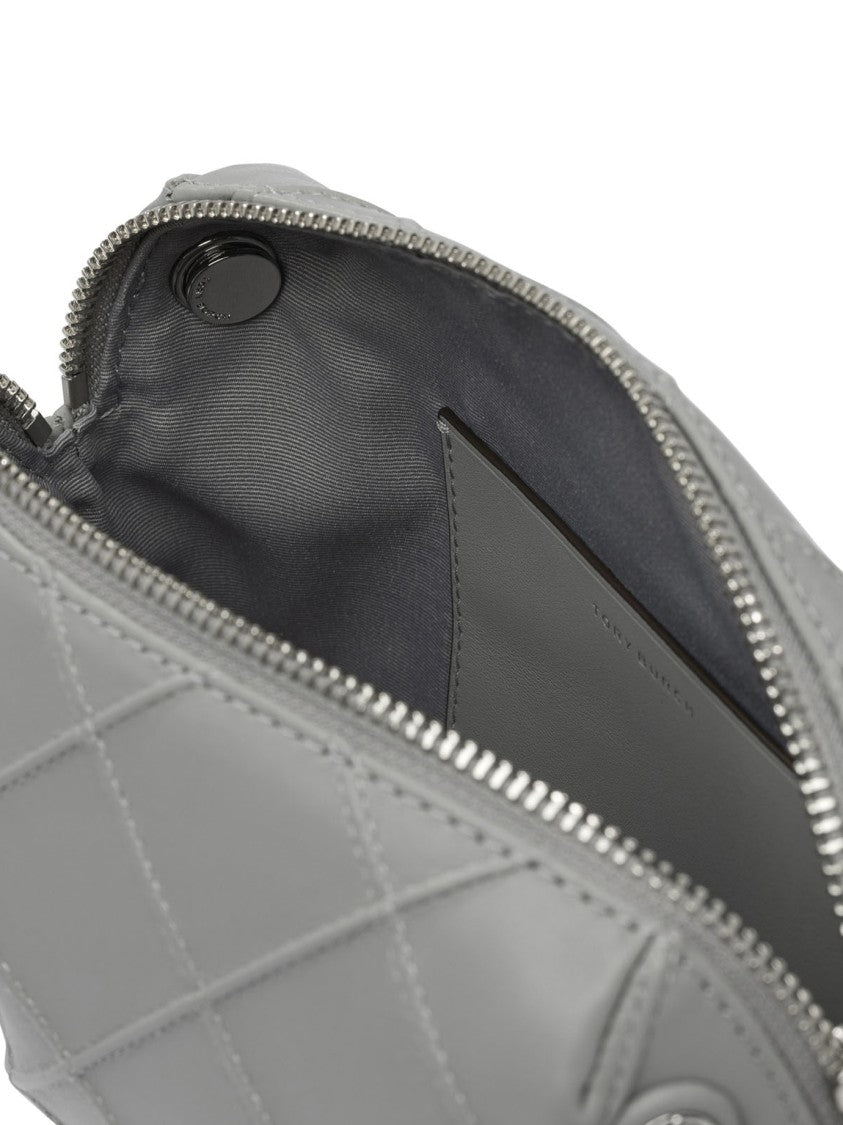 Tory Burch Compact Grey Crossbody Bag