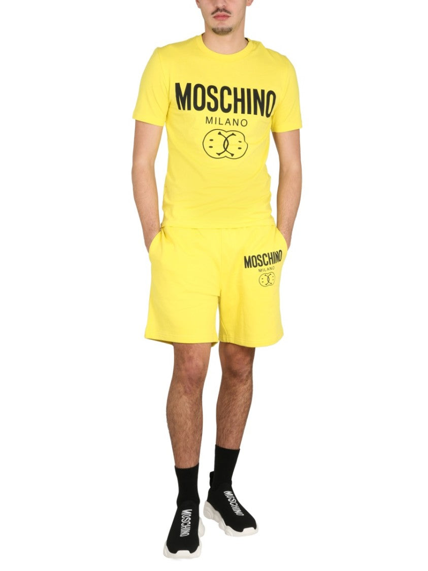 Moschino Yellow Bermuda Shorts