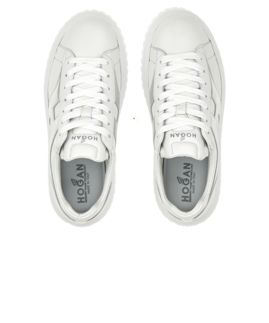 Hogan Chunky Sole White Sneakers