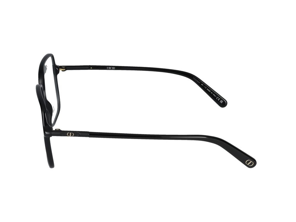 Dior Black Mini Cd O S2i Oversized Square Eyeglasses